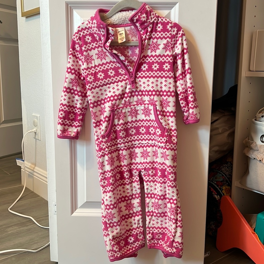 Carters 18 month Fleece onesie